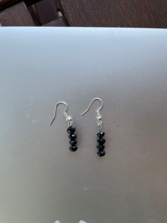 Orecchini perle nere