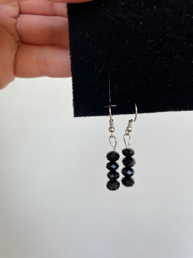 Orecchini perle nere