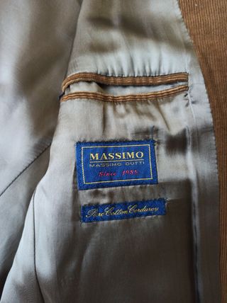 Chaqueta pana Massimo Dutti