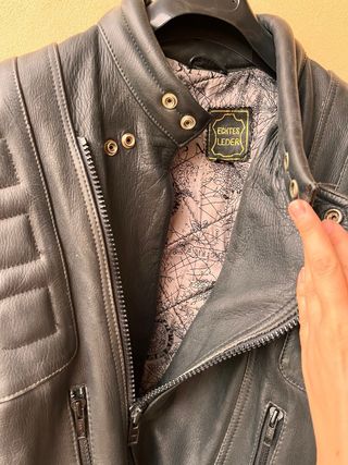 Chaqueta de cuero Moto