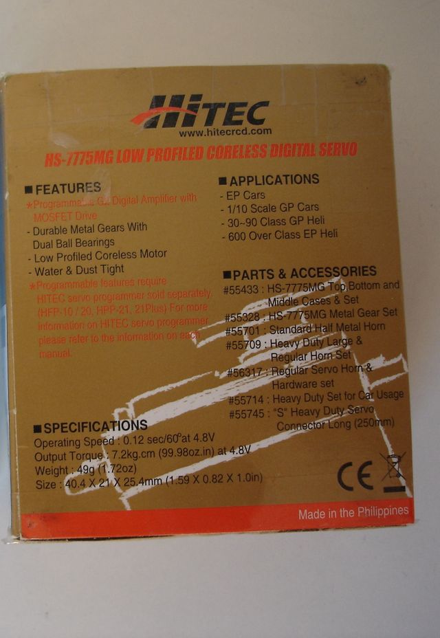 SERVO DIGITAL PERFIL BAJO HITEC