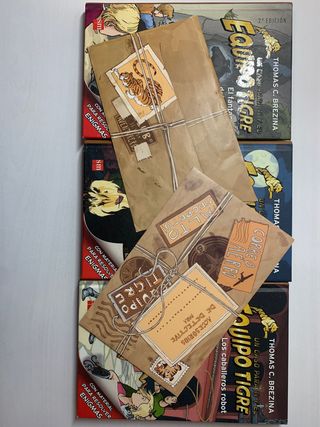 3 libros de Un caso para ti y el equipo tigre