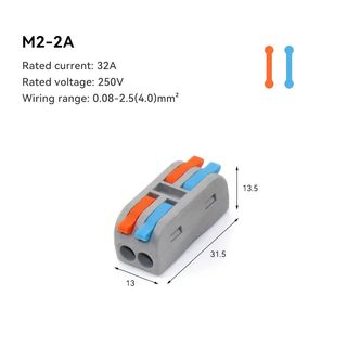 Conector Rápido de 32A 250V com 10 Unidades M-F13
