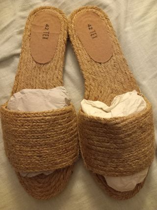 Sandalias esparto