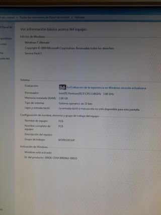 HP ordenador Sobremesa