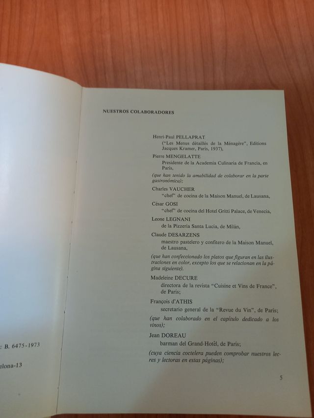 Libro de Cocina Los Menús de la Mujer Moderna