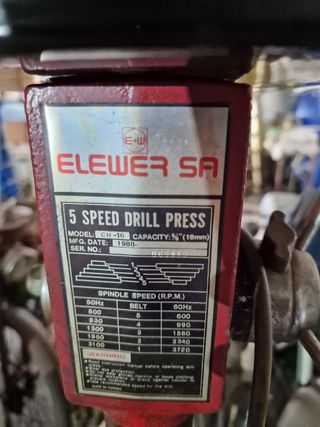 Taladro columna Elewer