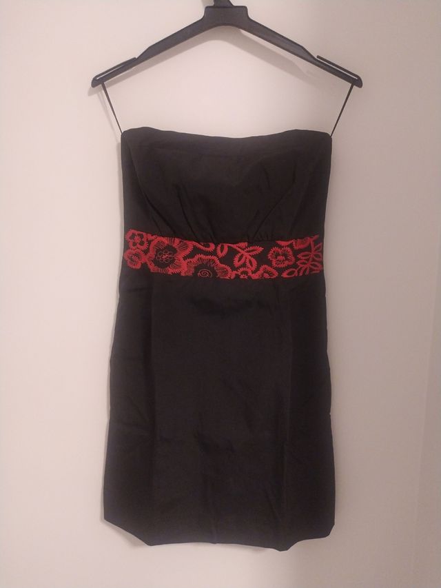 Vestido DESIGUAL palabra de honor