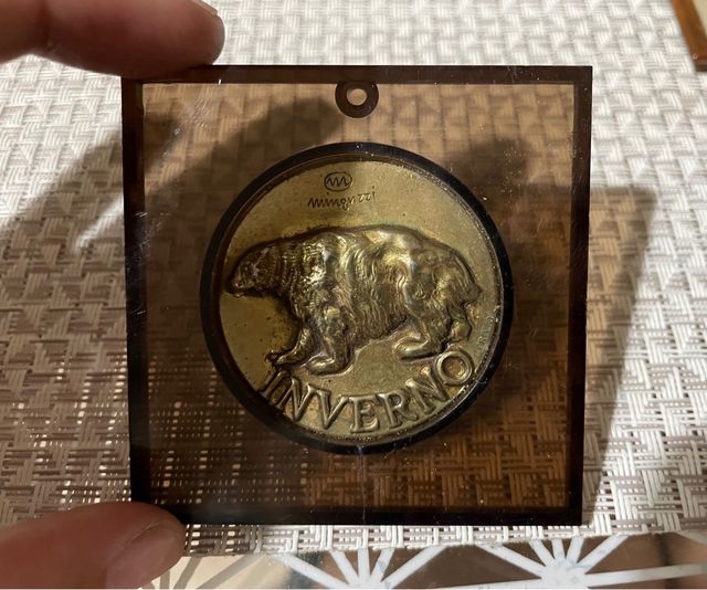 Medaglia dorata Minguzzi Inverno 1960