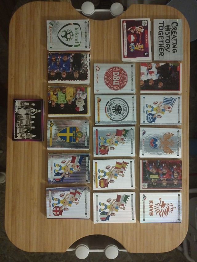 Lote de cromos euro 2012 Panini.