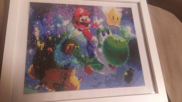Pintura de diamantes Super Mario