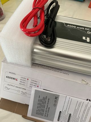 Inverter 4000 W  12V 220 V barche/camper/auto