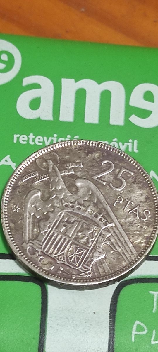 Monedas de Franco y Juan Carlos Primer