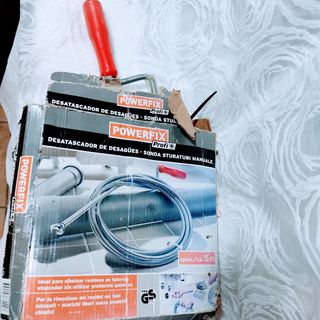 Desatascador tuberías Powerfix 