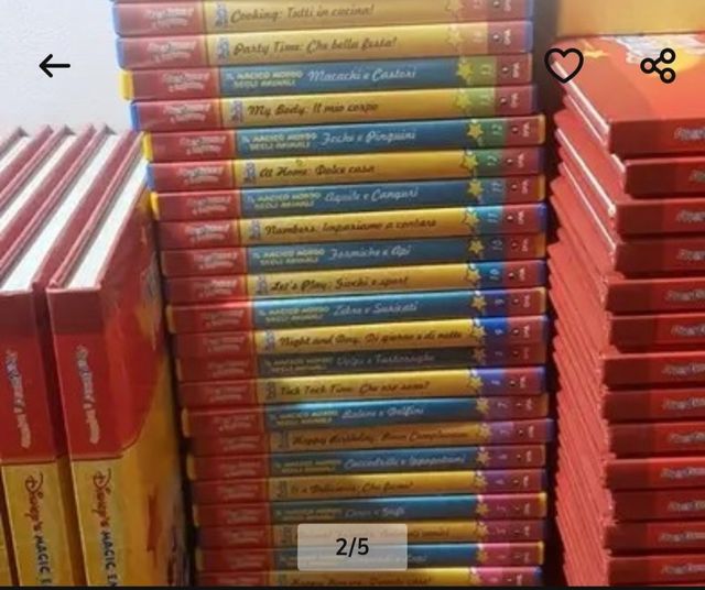 Collezione completa Magic English Disney