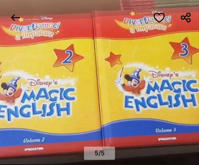 Collezione completa Magic English Disney