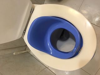 Adaptador infantil niño taza baño