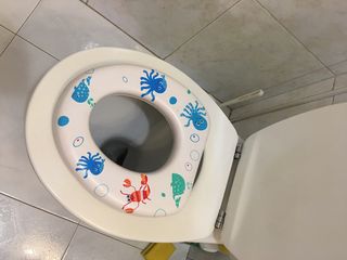 Adaptador infantil niño taza baño