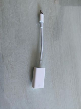 Adaptador de conector LIGTHNING a USB para cámaras