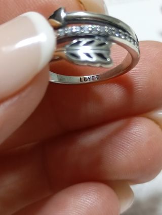 ♥️💞💍anillo flecha de amor Pandora talla 52