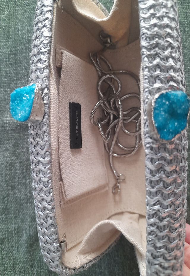 Clutch LATOUCHE plateado