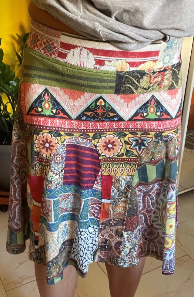 Desigual Gonna a campana - multicolor XS