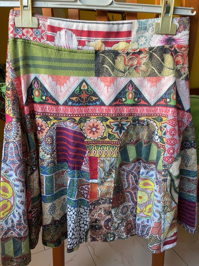 Desigual Gonna a campana - multicolor XS