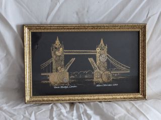 Collage del 'Tower Bridge' de Londres.