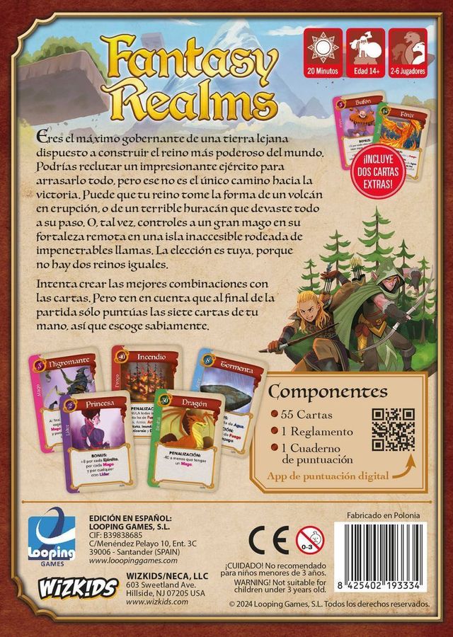 (OFERTA 20%) Fantasy Realms (NUEVA EDICION)