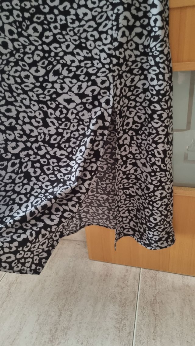 Falda XS negra y gris