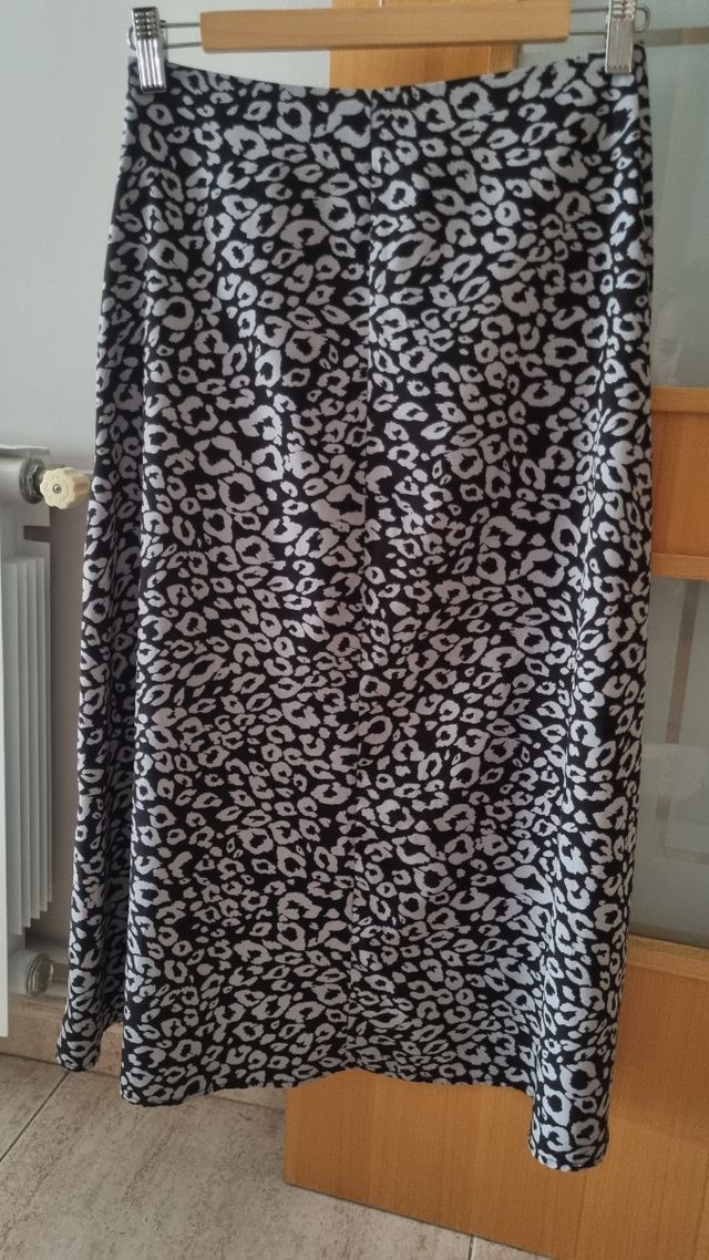 Falda XS negra y gris