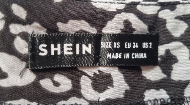 Falda XS negra y gris