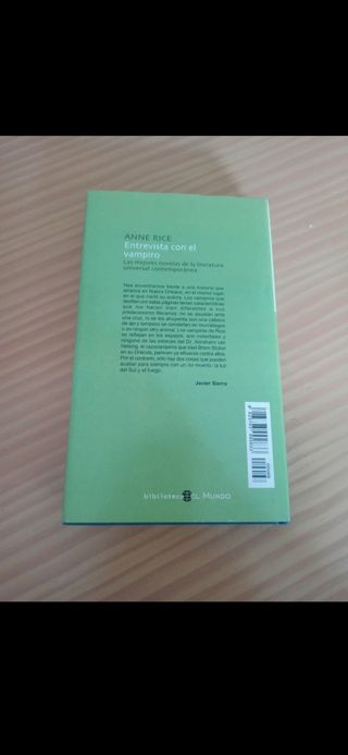 Libro Entrevista con el vampiro