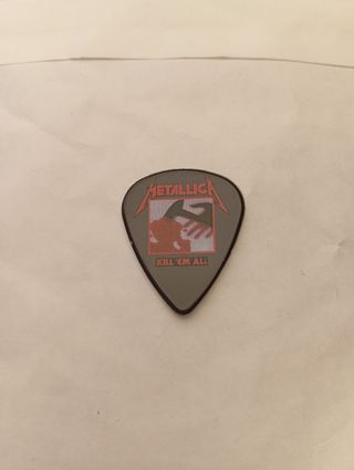 Metallica merchandising púas