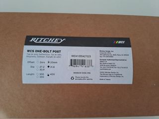 Tija de sillin retroceso 20mm mtb ritchey 