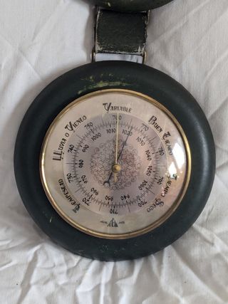 Barómetro y termómetro
