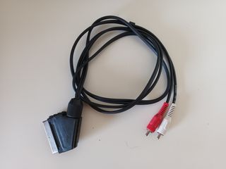 Cable Euroconector a RCA 2 canales audio 1,5 metro