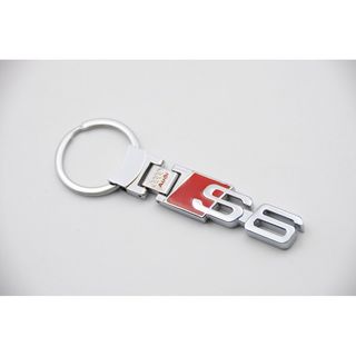 LLAVERO AUDI S6 SIMBOLO CROMADO REGALO REF.1272