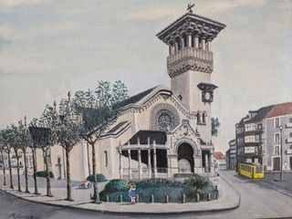 Antigua iglesia de las Mercedes en Getxo