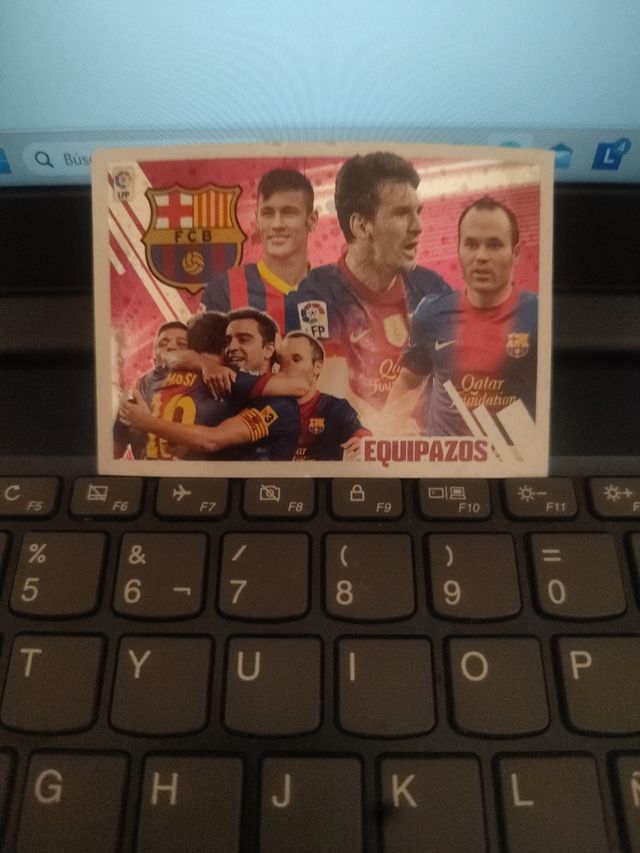 Cromo Equipazo Barcelona 2013-2014