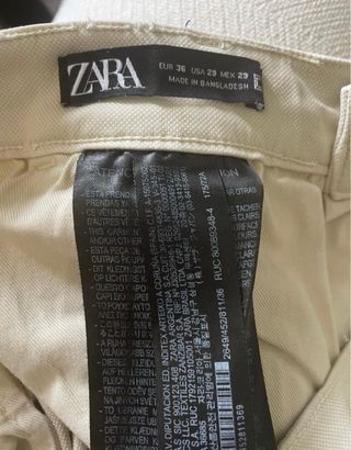 BERMUDAS ZARA CHICA TALLA S