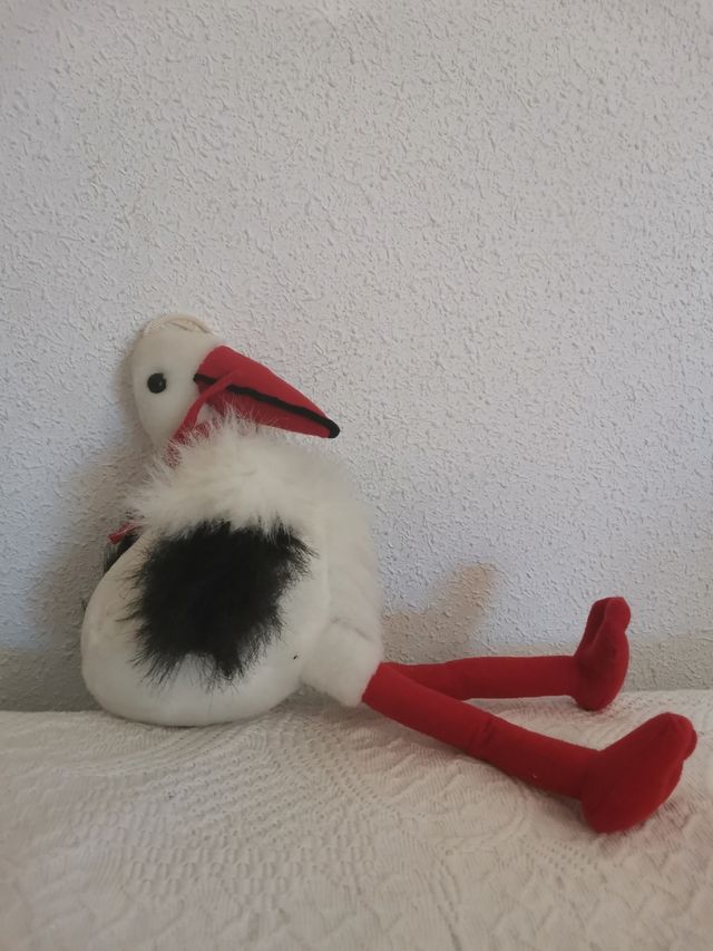 Peluche cigüeña