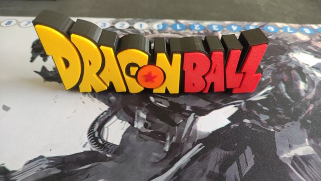 Letrero DragonBall 3D