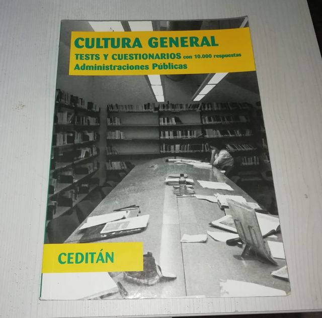 Libro Cultura General Administraciones Públicas