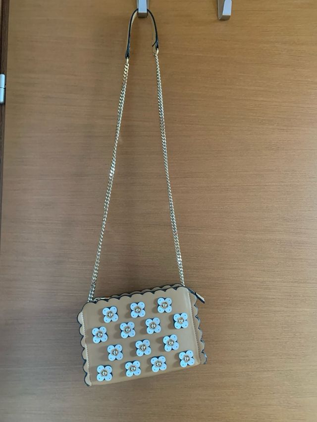 Mini borsa a tracolla margherite