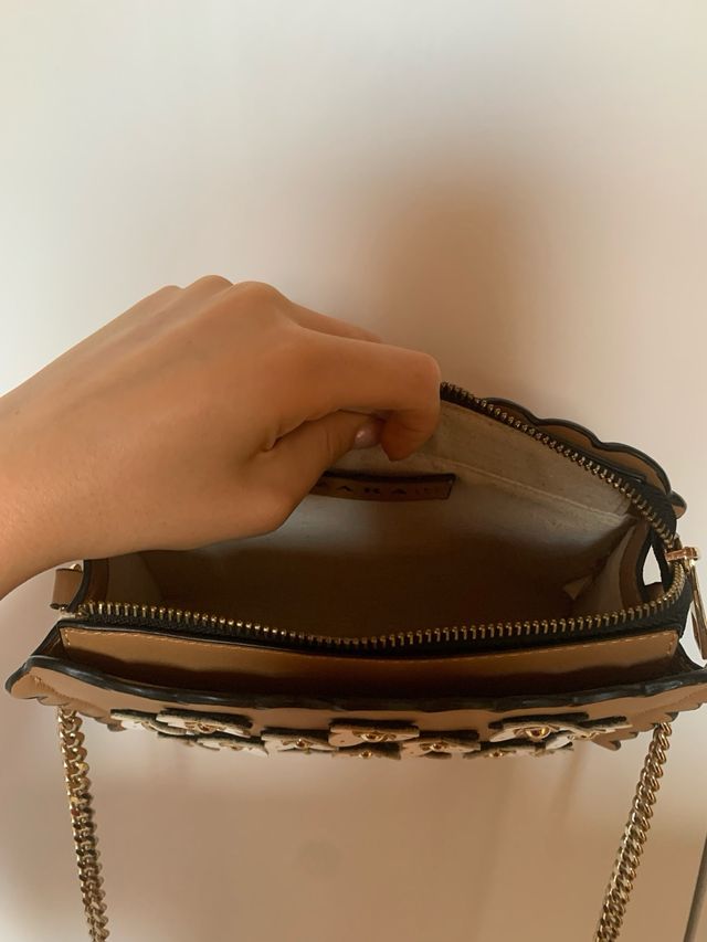 Mini borsa a tracolla margherite