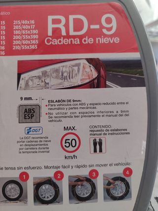 Cadenas coche 