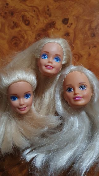 CABEZAS DE BARBIE Y SINDY