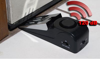 Travão de porta com alarme