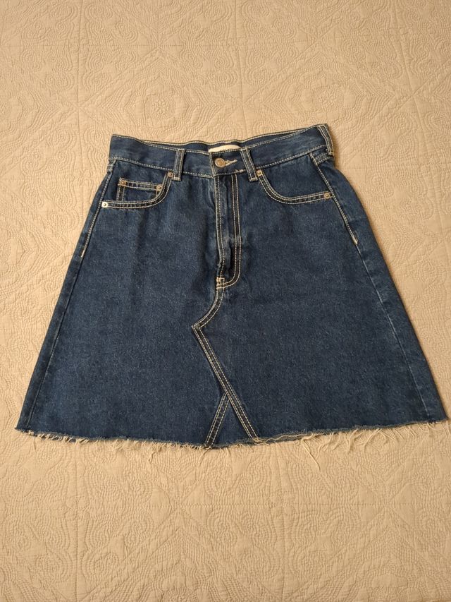 Falda vaquera de Zara